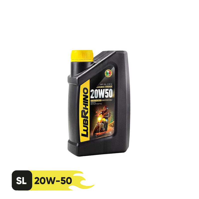 روغن موتور سیکلت لوبرینو مدل SL 20W-50 حجم 1 لیتر