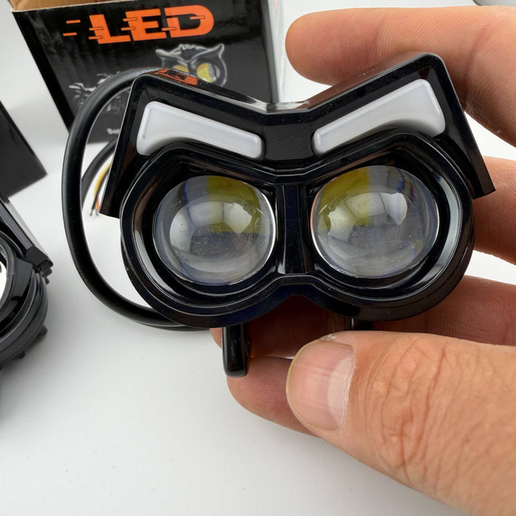 پروژکتور موتور سیکلت مدل Owl Daylight بسته 2 عددی