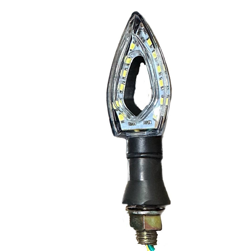 چراغ راهنما LED موتور سیکلت مدل مثلثی مناسب برای تریل