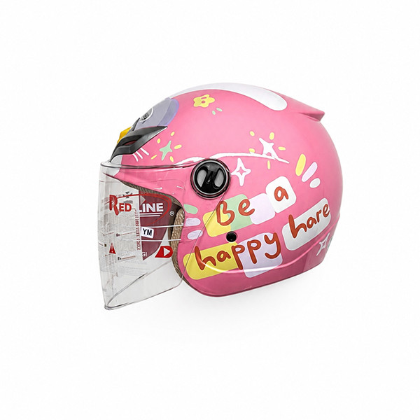 کلاه کاسکت ردلاین مدل  908 BRIGHT PINK /Rabbit