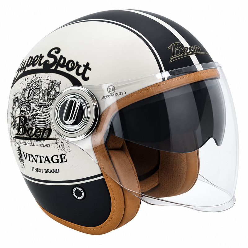 کلاه کاسکت بدون فک بیون مدل طلق متحرک Classic Rider کد 2437