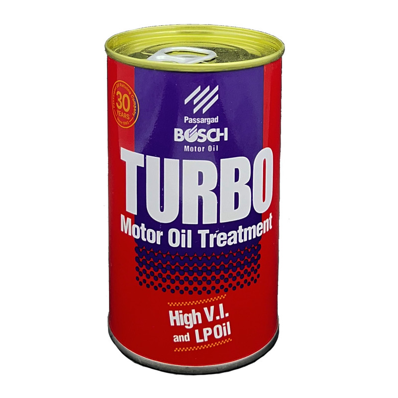 مکمل روغن موتور خودرو بنزینی-دیزل بوش مدل TURBO حجم 300 میلی لیتر