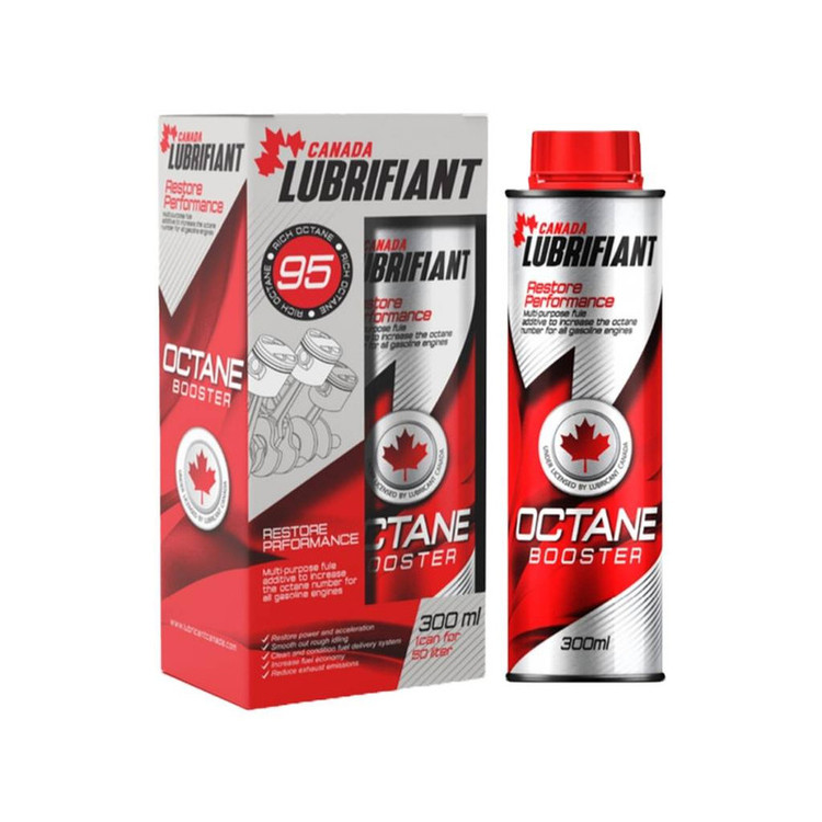 اکتان بوستر کانادا لوبریفنت مدل rich octane حجم 300 میلی لیتر فلزی بسته 24 عددی