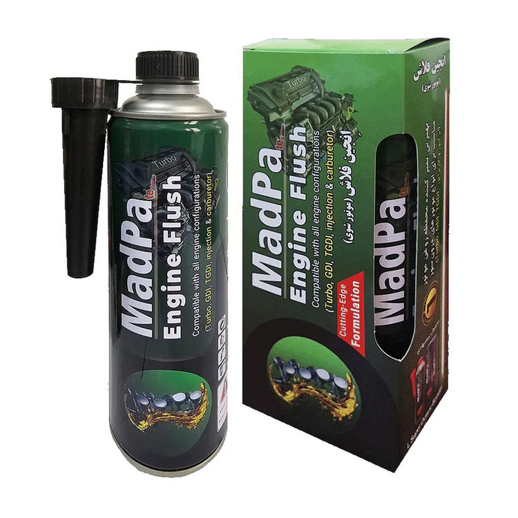 مکمل موتور شوی خودرو مدپاتکس مدل Engine Flush حجم 480 میلی لیتر