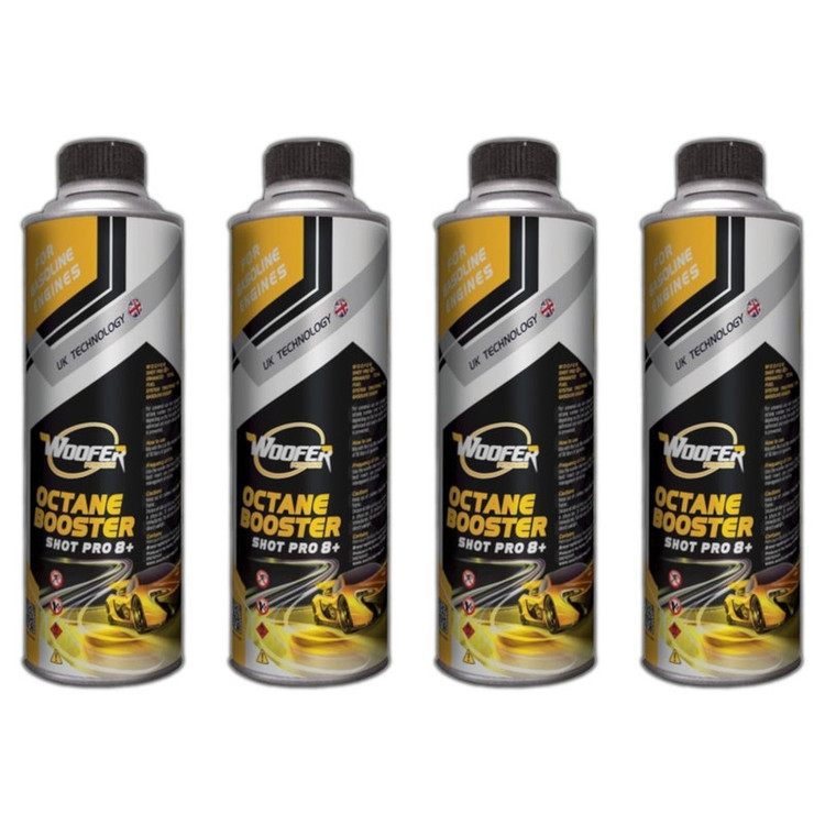 اکتان بوستر ووفر مدل Shot Pro 8 حجم 500 میلی لیتر بسته 4 عددی
