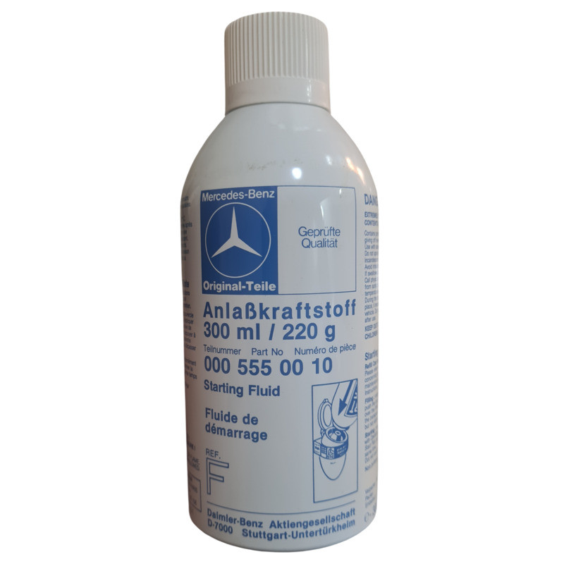 اسپری اتر استارت مرسدس بنز مدل starting fluid-5550010 حجم 300 میلی لیتر
