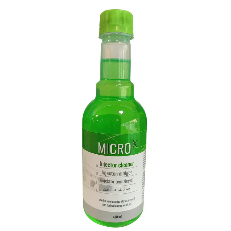 انژکتور شور خودرو بنزینی میکروایکس بیاض کد 05 حجم 450 میلی لیتر