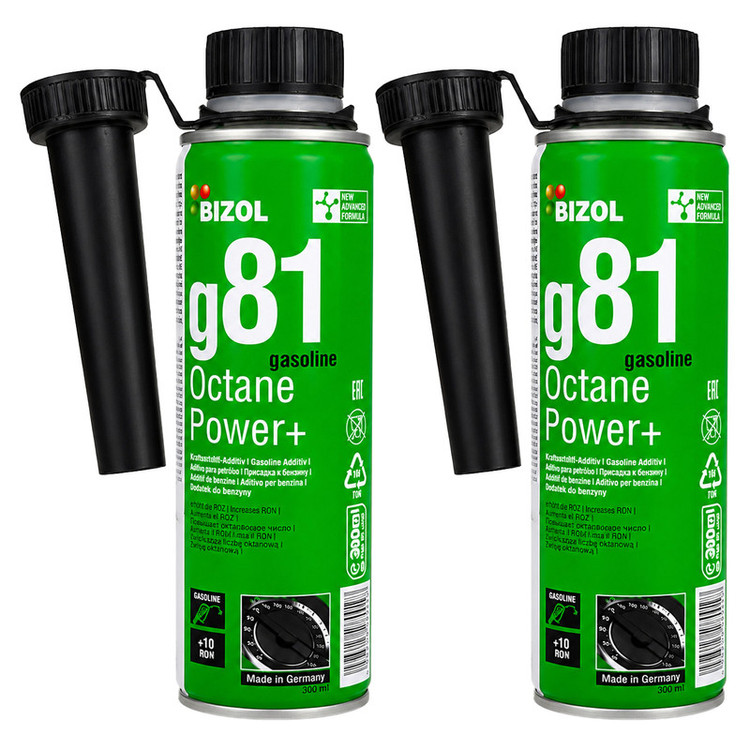اکتان خودرو بنزینی بیزول مدل g81 حجم 300 میلیلیتر بسته 2 عددی
