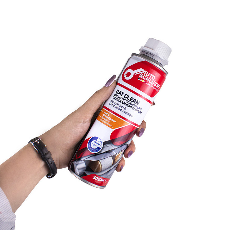 کاتالیزورشوی خودرو بنزینی اتو اشلوسل مدل cat clean کد 886034 حجم 300 میل لیتر