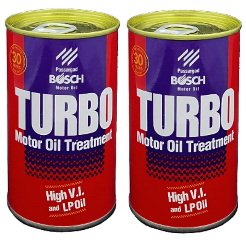 مکمل روغن موتور خودرو بنزینی-دیزل بوش مدل TURBO حجم 300 میلی لیتر بسته بندی 2عددی