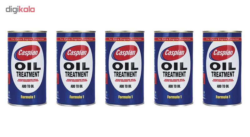 مکمل روغن موتور خودرو کاسپین مدل Formula 1 حجم 300 میلی لیتر بسته 5 عددی