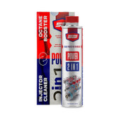 اکتان بوستر و انژکتور شوی دو کاره فایوآپ مدل Power 2 in 1 حجم 400 میلی لیتر بسته 24 عددی