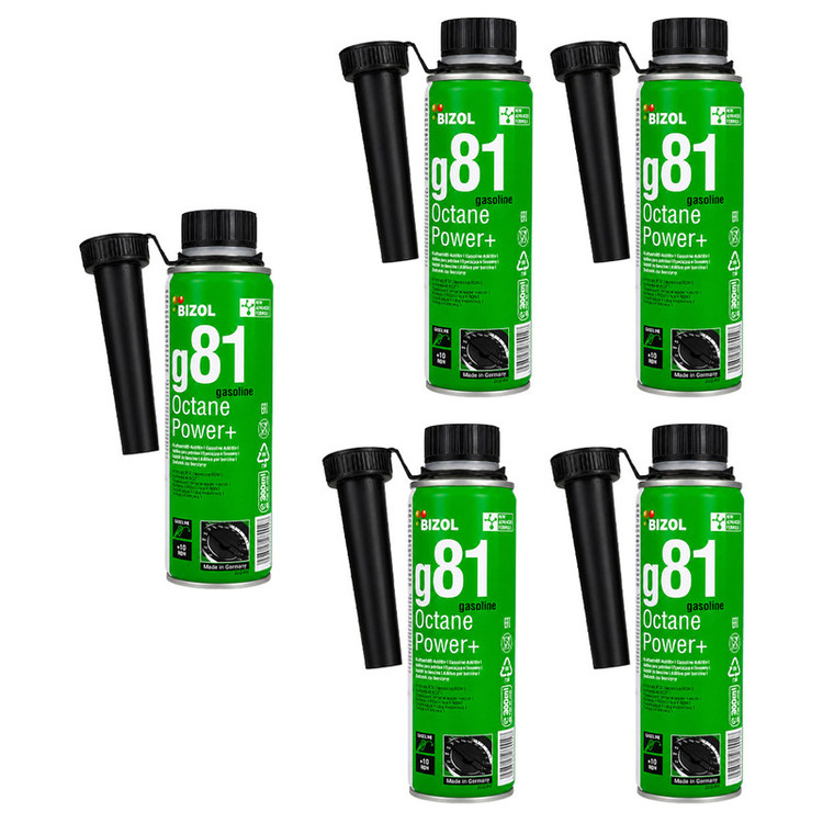اکتان خودرو بنزینی بیزول مدل g81 حجم 300 میلیلیتر بسته 5 عددی