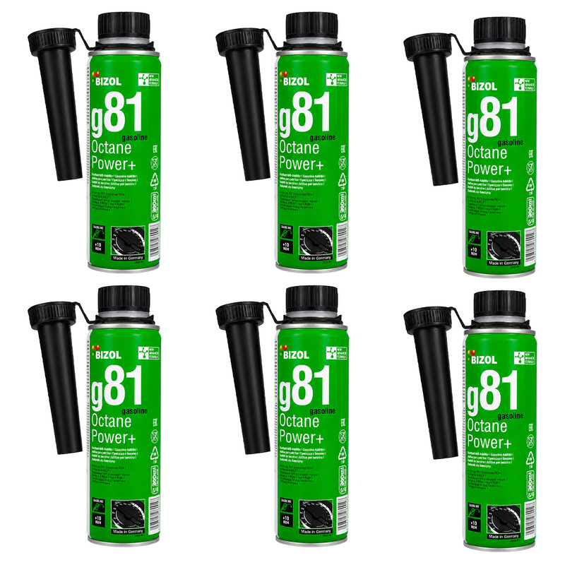 اکتان خودرو بنزینی بیزول مدل g81 حجم 300 میلیلیتر بسته 6 عددی