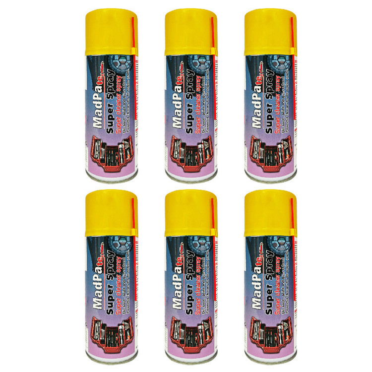 اسپری تمیز کننده انژکتور و دریچه گاز گروه مدپا مدل سوپر حجم 400 میلی لیتر بسته 6 عددی