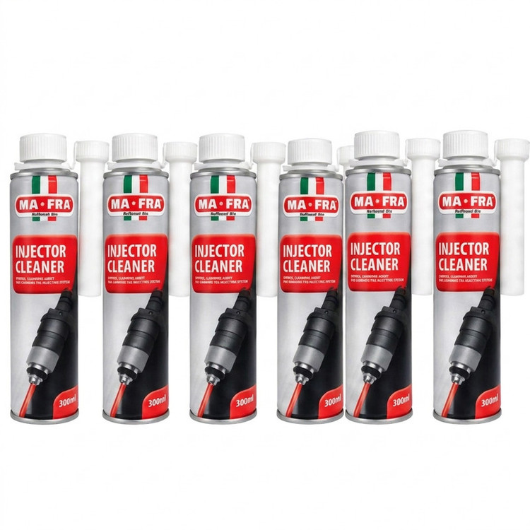 محلول انژکتور شوی خودرو های بنزینی و انژکتوری مفرا مدل Technical Line حجم 300 میلی لیتر بسته 4 عددی