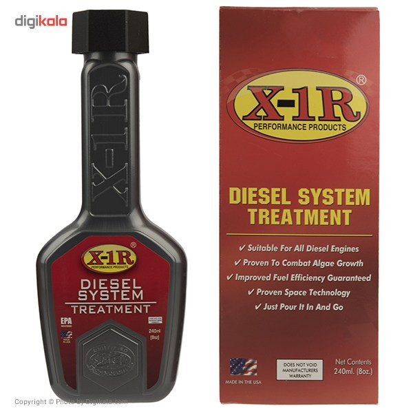 مکمل سوخت خودرو X-1R حجم 240 میلی لیتر