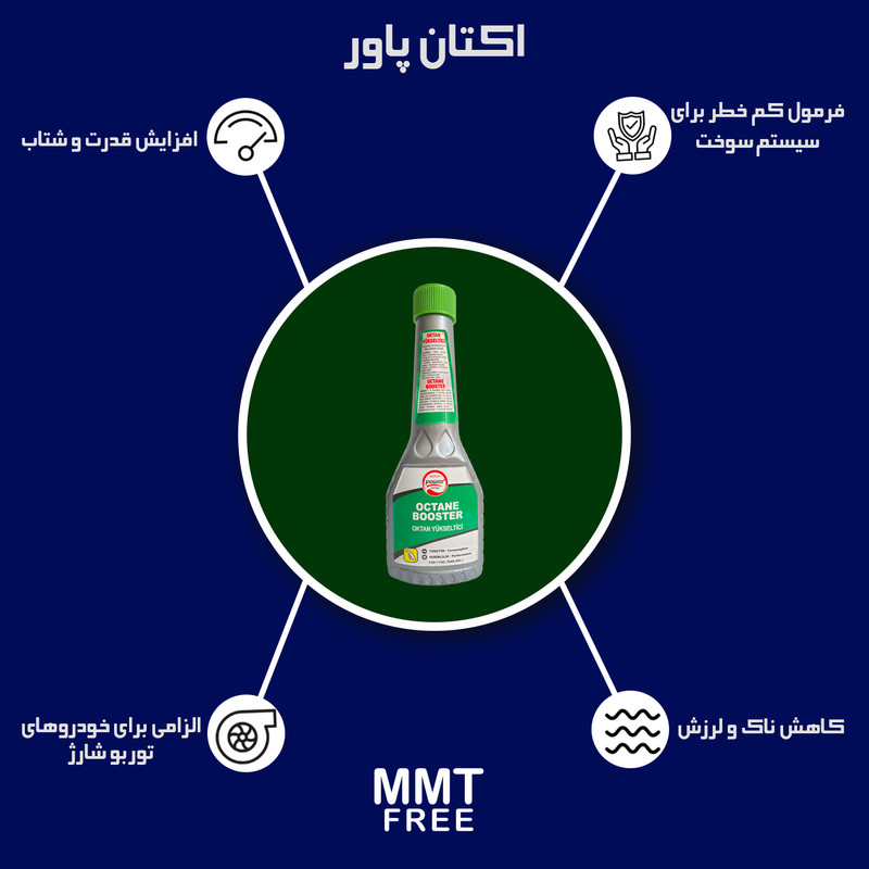 اکتان بوستر پاور مدل FA1-302 حجم 250 میلی لیتر بسته 6 عددی