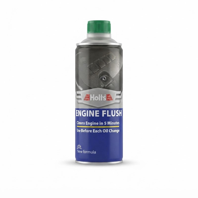 مکمل روغن موتور خودرو بنزینی هولتس مدل Engine Flush حجم 450 میلیلیتر