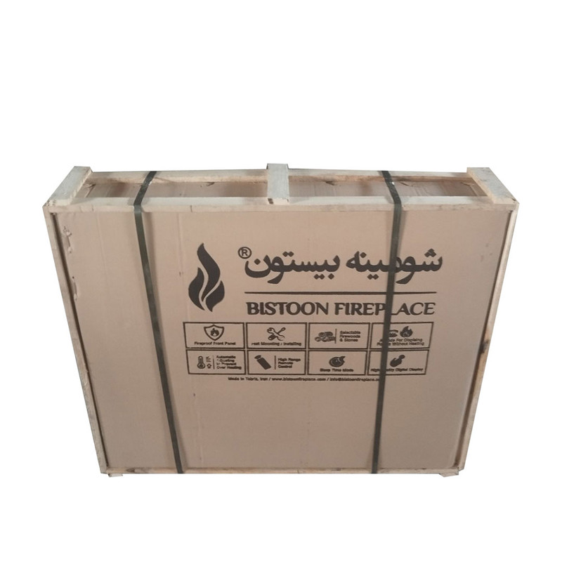 بخاری گازی دیواری شومینه بیستون مدل GF100.M.CH.E