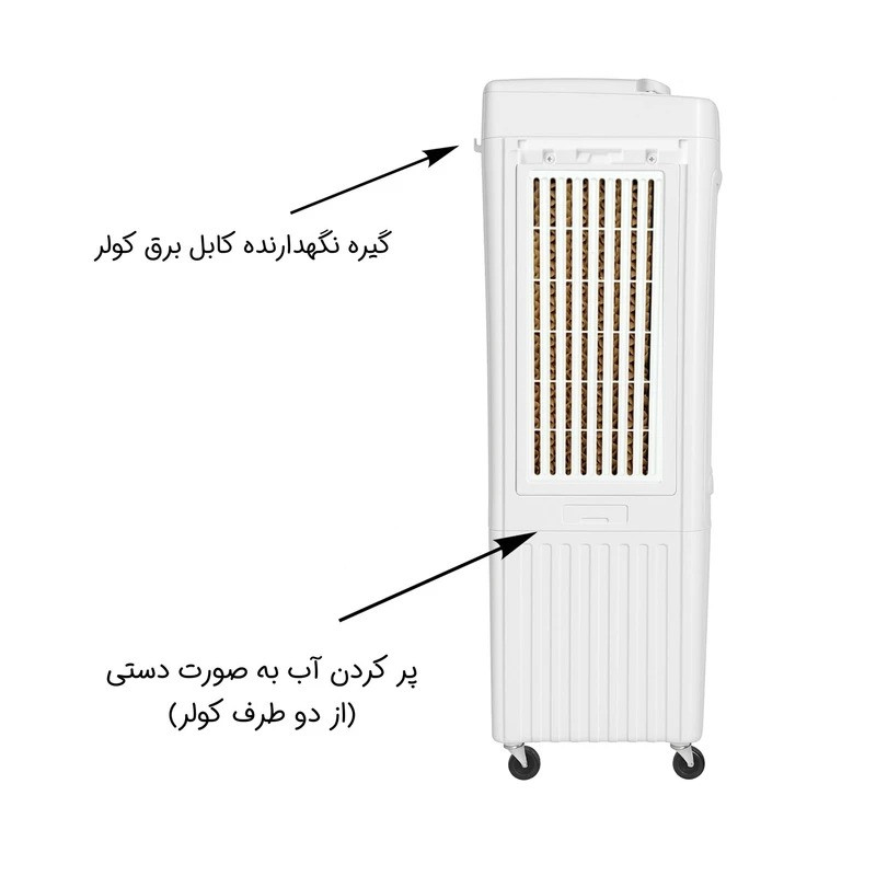 کولر آبی سلولزی 2800 بروات مدل کنترل دار