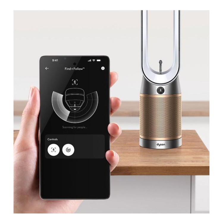 دستگاه تصفیهکننده هوا خانگی سه مرحلهای دایسون مدل Find+Follow Purifier Cool TP14