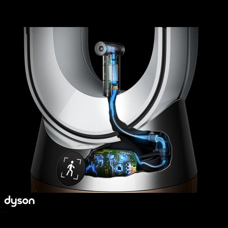 دستگاه تصفیهکننده هوا خانگی سه مرحلهای دایسون مدل Find+Follow Purifier Cool TP14