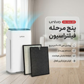 دستگاه تصفیهکننده هوا خانگی پنج مرحلهای یونیوو مدل UAir Sora 320 به همراه فیلتر