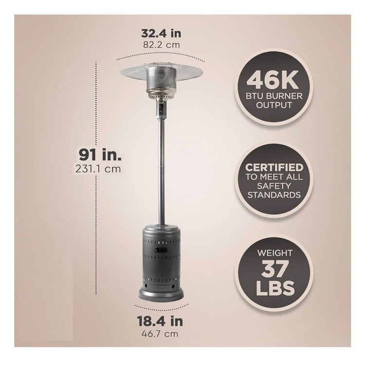 بخاری گازی زمینی مدل 46000BTU