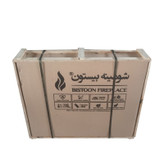 بخاری گازی دیواری شومینه بیستون مدل GF120.M.CH.E