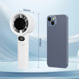 پنکه شارژی مدل 120 کد M11 ظرفیت 1800 میلی آمپر ساعت
