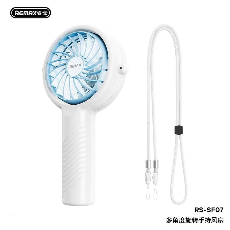 پنکه شارژی ریمکس مدل SF07 ظرفیت 1200 میلی آمپر ساعت