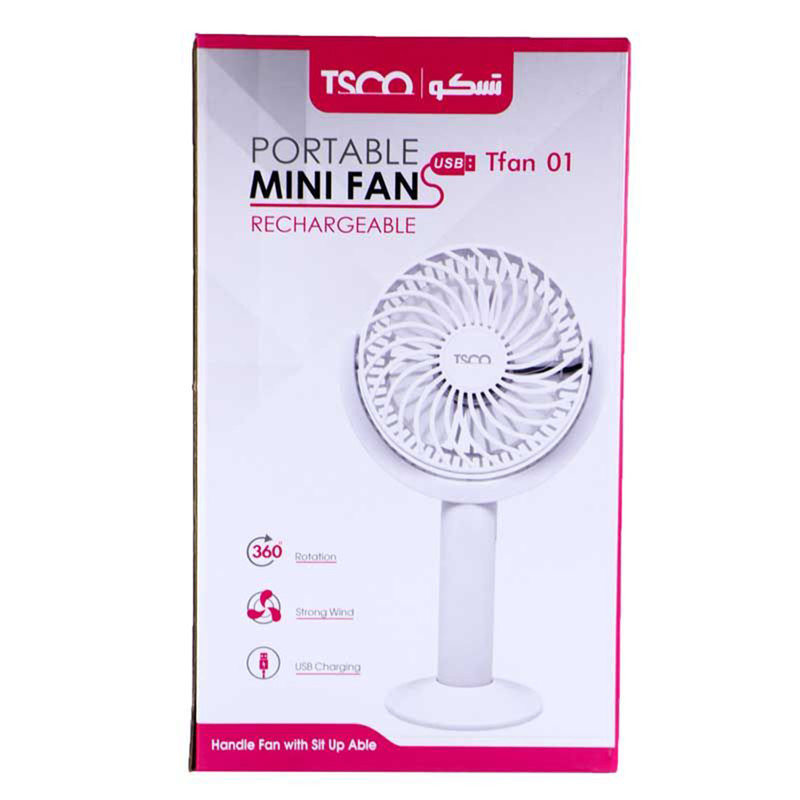 پنکه همراه تسکو مدل Tfan1
