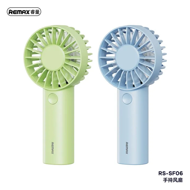 پنکه دستی ریمکس مدل RS-SF06 ظرفیت 1200 میلی آمپر ساعت