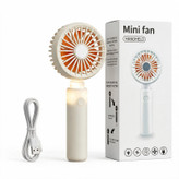 پنکه دستی مدل پایه جمع شونده Handheld Lights Function ظرفیت 500 میلی آمپر ساعت