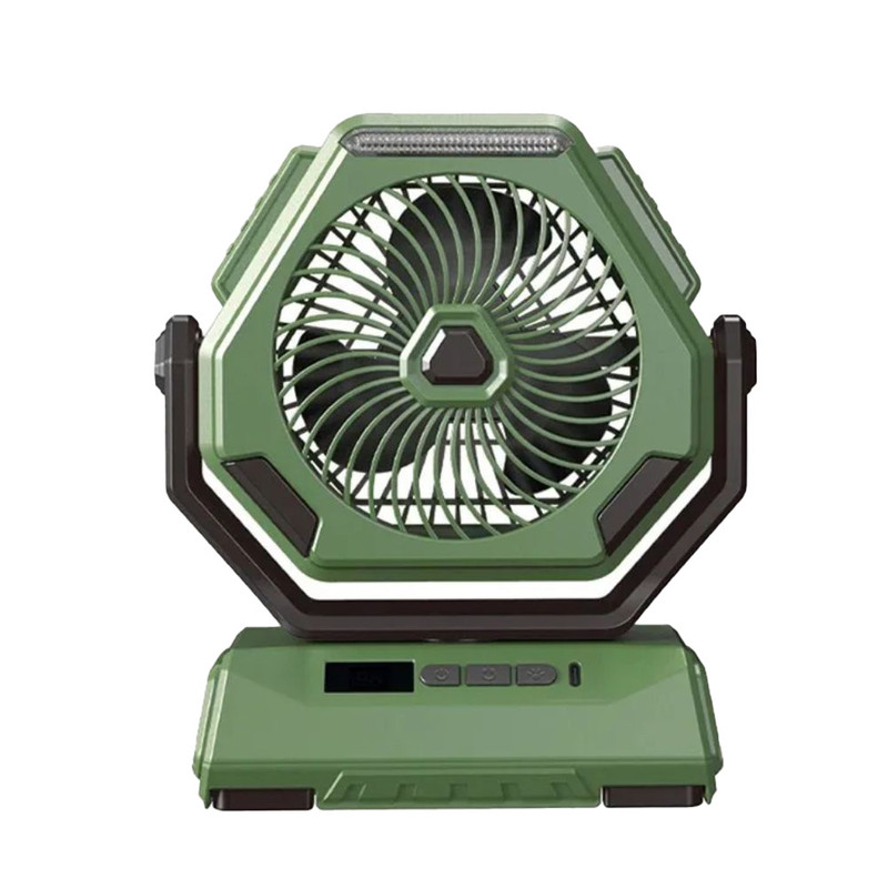 پنکه رومیزی مدل Outdoor Fan LED ظرفیت ۲۴۰۰ میلی آمپر ساعت