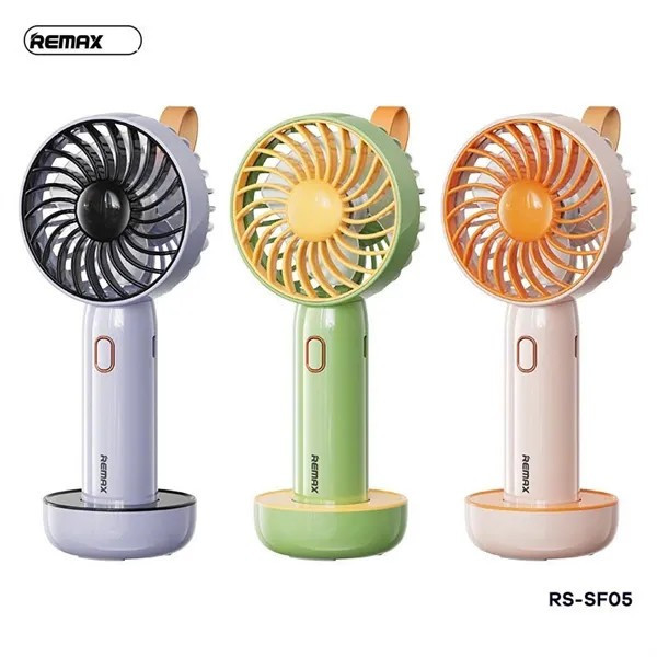 پنکه دستی ریمکس مدل SF05 ظرفیت 1200 میلی آمپر ساعت