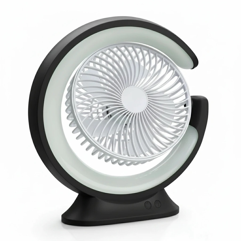 پنکه شارژی کی پی جی مدل Table Fan ظرفیت 4000 میلی آمپر ساعت
