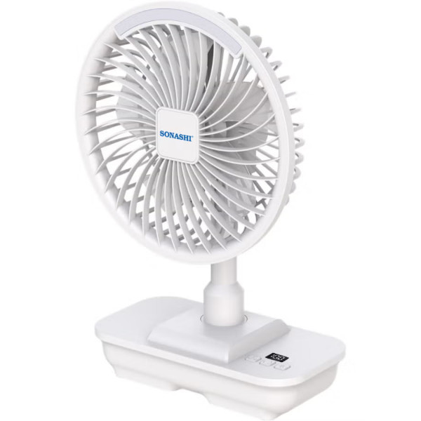 پنکه شارژی سوناشی مدل SRF-804N ظرفیت 4000 میلیآمپر ساعت