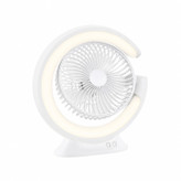 پنکه شارژی شروین مدل shervin Table Light Fan ظرفیت 4000 میلی آمپرساعت