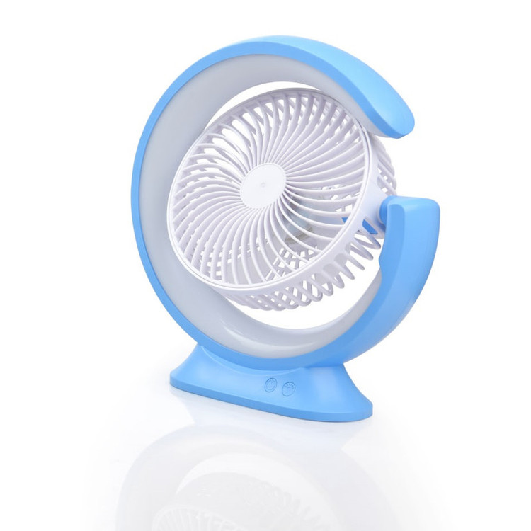 پنکه شارژی شروین مدل shervin Table Light Fan ظرفیت 4000 میلی آمپرساعت