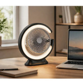 پنکه شارژی شروین مدل shervin Table Light Fan ظرفیت 4000 میلی آمپرساعت