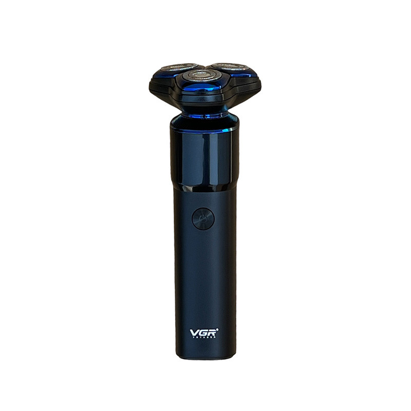 ماشین اصلاح موی صورت وی جی ار مدل V-325 با تیغه کربن استیل و اصلاح فویلی، قابلیت اصلاح با شماره صفر، شارژ از طریق کابل USB، با 60 دقیقه زمان شارژ و 60 دقیقه زمان استفاده