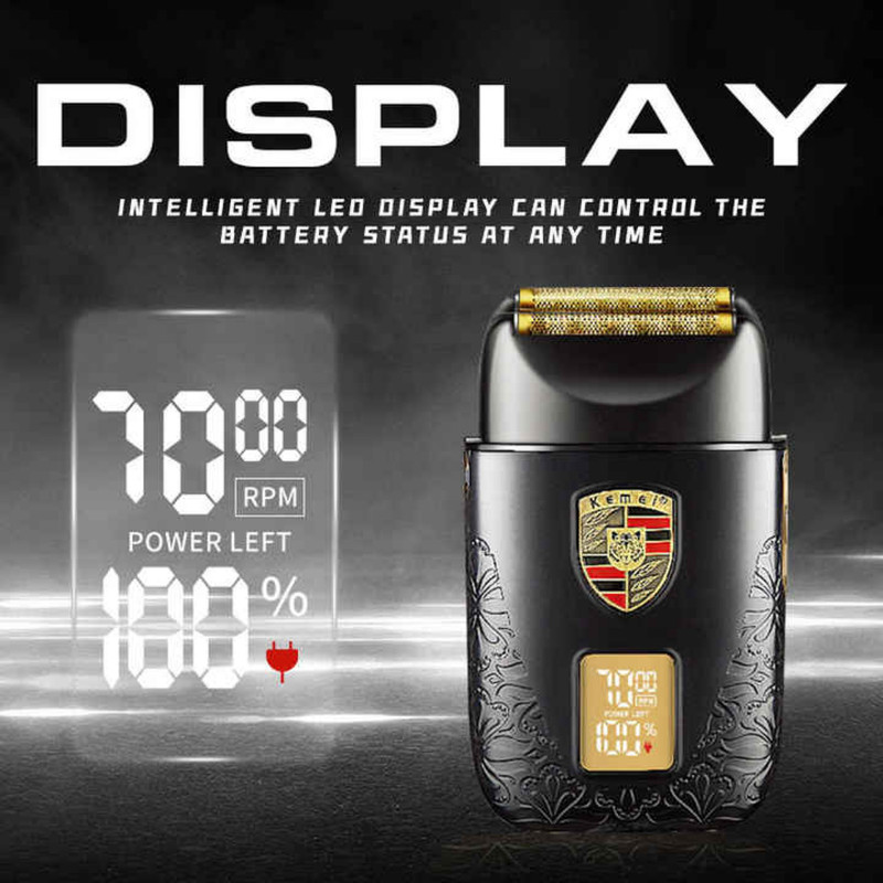 ست ماشین اصلاح موی صورت و بدن کیمی شارژی مدل KM-T93