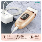 اپیلاتور وی جی ار مدل V-762 3in1 مجموعه 3 عددی