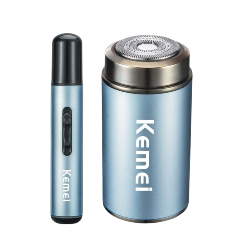 ماشین اصلاح موی صورت شارژی کیمی مدل KM-T390 3in1 مجموعه 2 عددی
