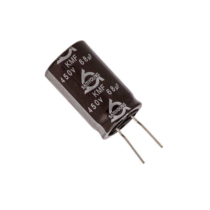 خازن الکترولیت 68 میکرو فاراد کد 0006 بسته 10 عددی