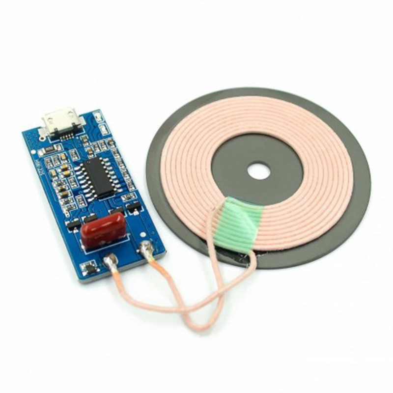 ماژول شارژر وایرلس مدل HW-225 کد 5W به همراه صفحه کویل شارژ