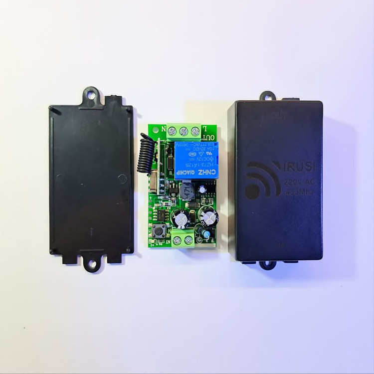 ماژول گیرنده کنترل رله ایروسی مدل 220V AC 433Mhz