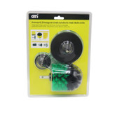 فرچه مبل شوی سر دریلی جی تی آی مدل YP-GTI/2-3.5-4INCH مجموعه 3 عددی